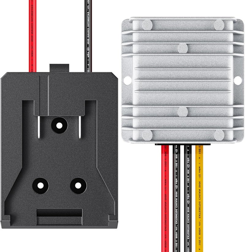 Vibit 20V to 12V Step-Down Converter for Dewalt Battery, DC Power Adapter, Voltage Reducer Transformer 180 W Buck Converter Regulator for Golf Cart RC Car Truck Light & DIY - Image 1